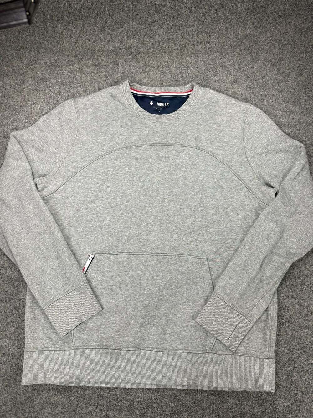 Peloton Fourlaps Rush Crewneck Sweatshirt in Grey